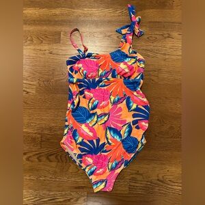 Maternity Tropical One Piece Swimsuit